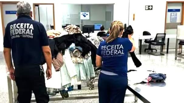 Doação de roupas apreendidas pela Receita Federal auxilia vítimas de enchentes no RS