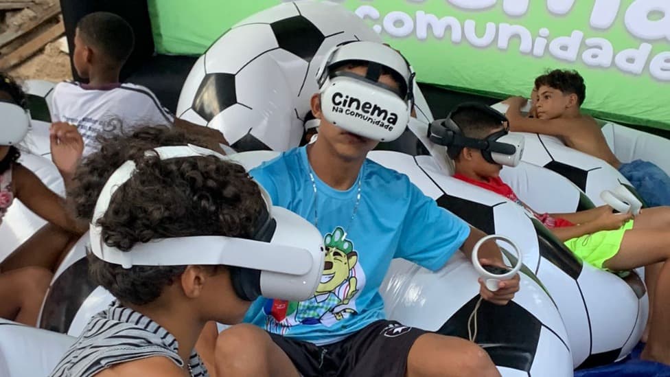 Família na Praça leva cinema de graça para bairro de Ipatinga