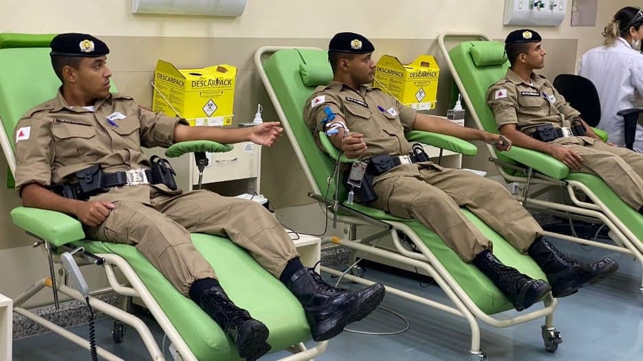 VÍDEO: Polícia Militar realiza ação de doação de sangue no HMC em Ipatinga